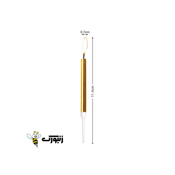 شمع مدادی طلایی متالیک 1
