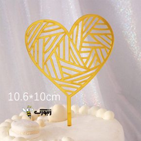 تاپر کیک قلب مدل 03 2