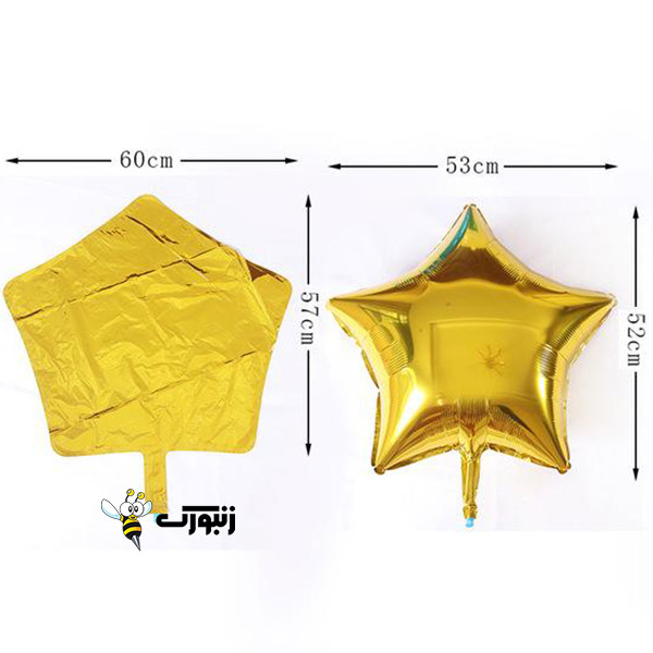 بادکنک فویلی ستاره طلایی 24 اینچ 1