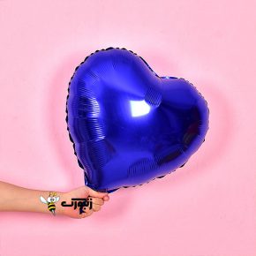 بادکنک فویلی قلب آبی 18 اینچ